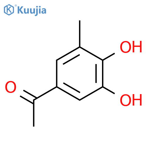 1-(3,4-dihydroxy-5-methylphenyl)ethan-1-one structure