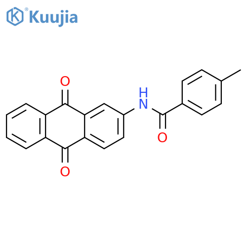 Benzamide, N-(9,10-dihydro-9,10-dioxo-2-anthracenyl)-4-methyl- structure