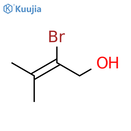 2-Buten-1-ol, 2-bromo-3-methyl- structure
