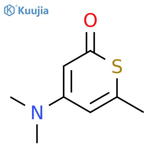 2H-Thiopyran-2-one, 4-(dimethylamino)-6-methyl- structure