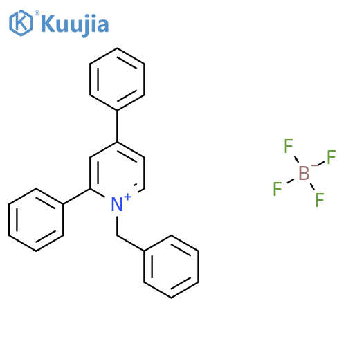 1-Benzyl-2,4-diphenylpyridin-1-ium; tetrafluoroborate structure