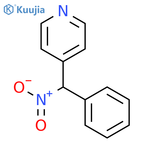 PYRIDINE, 4-(NITROPHENYLMETHYL)- structure