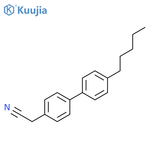 [1,1'-BIPHENYL]-4-ACETONITRILE, 4'-PENTYL- structure