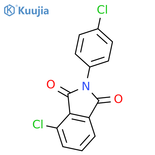 1H-Isoindole-1,3(2H)-dione, 4-chloro-2-(4-chlorophenyl)- structure
