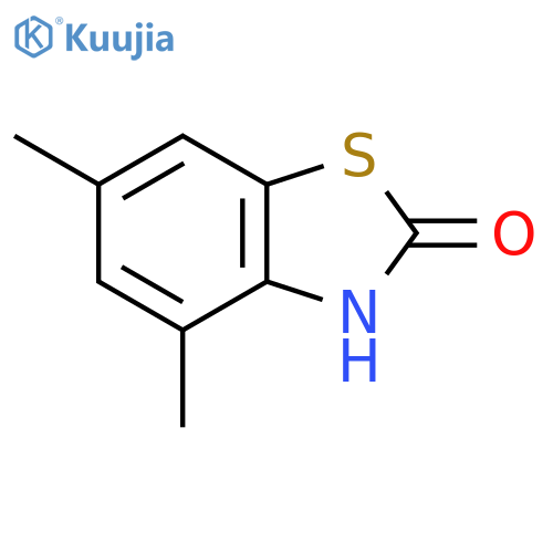 4,6-Dimethyl-2(3H)-benzothiazolone structure