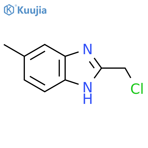 2-(chloromethyl)-6-methyl-1H-benzimidazole Hydrochloride structure