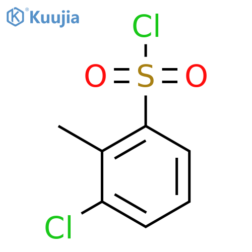 3-Chloro-2-methylbenzenesulfonyl chloride structure