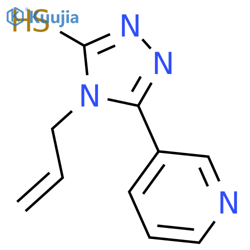 4-(prop-2-en-1-yl)-5-(pyridin-3-yl)-4H-1,2,4-triazole-3-thiol structure