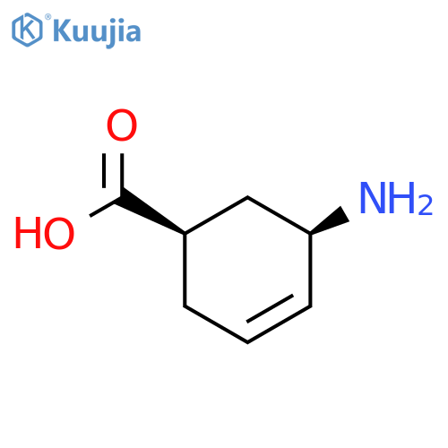 3-Cyclohexene-1-carboxylicacid, 5-amino-, (1R,5R)-rel- structure