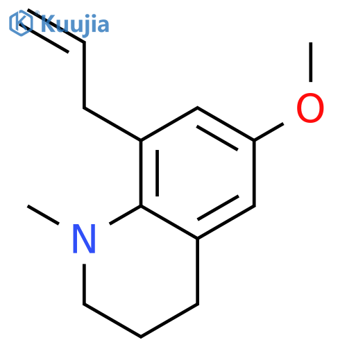 QUINOLINE, 1,2,3,4-TETRAHYDRO-6-METHOXY-1-METHYL-8-(2-PROPENYL)- structure
