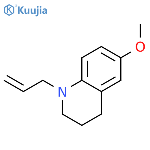QUINOLINE, 1,2,3,4-TETRAHYDRO-6-METHOXY-1-(2-PROPENYL)- structure
