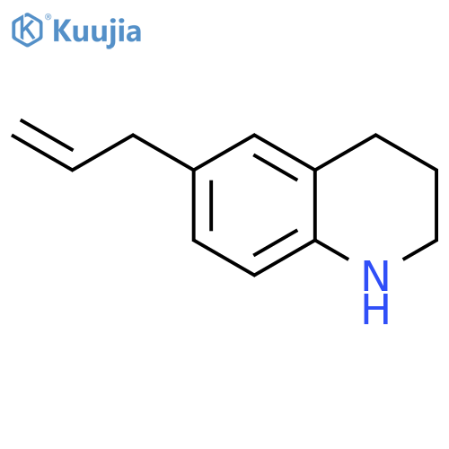Quinoline, 1,2,3,4-tetrahydro-6-(2-propenyl)- structure