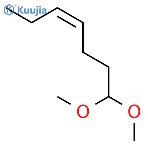 3-HEPTENE, 7,7-DIMETHOXY-, (Z)- structure