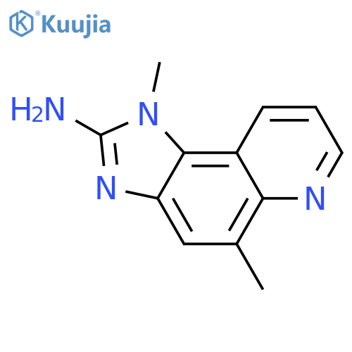 1,5-dimethyl-1H-Imidazo[4,5-f]quinolin-2-amine structure