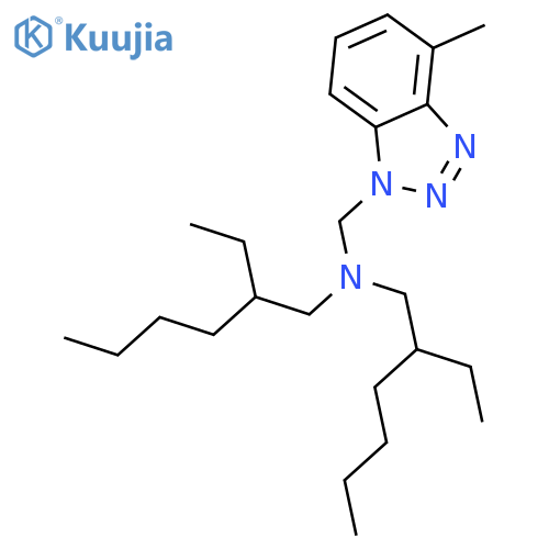 N,N-Bis(2-ethylhexyl)-5-methyl-1 H-benzotriazole-1-methanamine structure