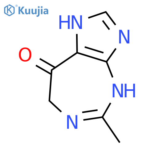 IMIDAZO[4,5-D][1,3]DIAZEPIN-8(1H)-ONE, 4,7-DIHYDRO-5-METHYL- structure