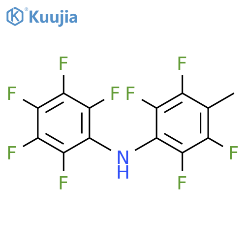 Benzenamine, 2,3,4,5,6-pentafluoro-N-(2,3,5,6-tetrafluoro-4-methylphenyl)- structure