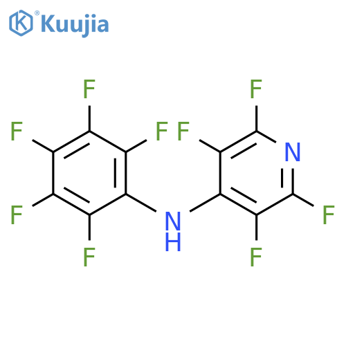 4-Pyridinamine, 2,3,5,6-tetrafluoro-N-(pentafluorophenyl)- structure