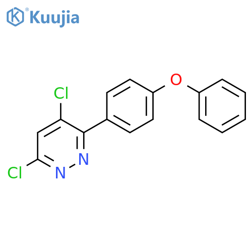 Pyridazine, 4,6-dichloro-3-(4-phenoxyphenyl)- structure