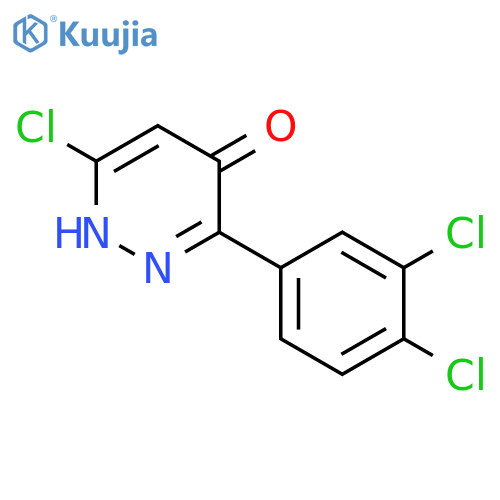 4-Pyridazinol, 6-chloro-3-(3,4-dichlorophenyl)- structure
