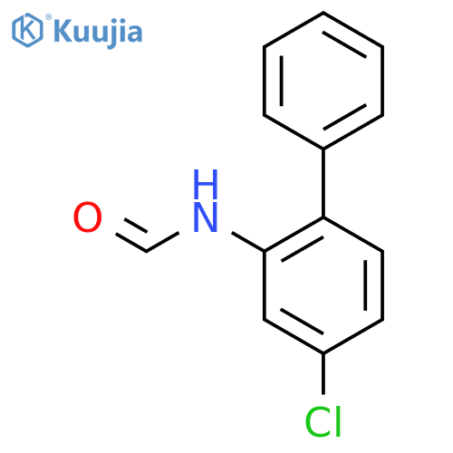 FORMAMIDE, N-(4-CHLORO[1,1'-BIPHENYL]-2-YL)- structure