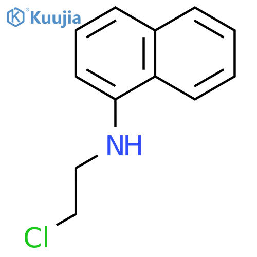1-Naphthalenamine, N-(2-chloroethyl)- structure