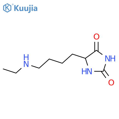 5-4-(Ethylamino)butylhydantoin structure