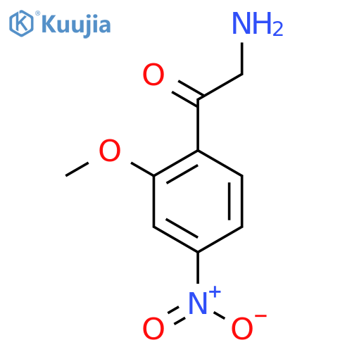 2-amino-1-(2-methoxy-4-nitrophenyl)ethan-1-one structure