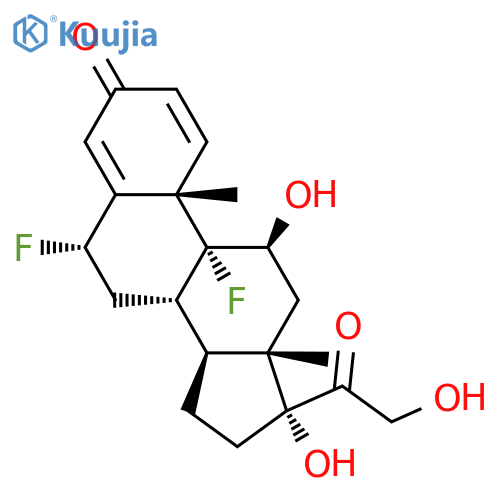 6a,9a-Difluoroprednisolone structure