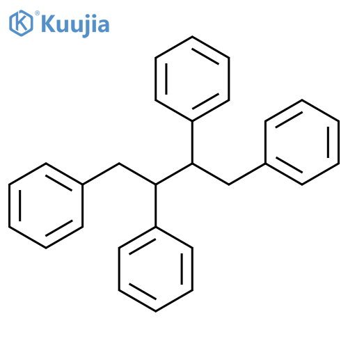 benzene, 1,1',1'',1'''-(1,2,3,4-butanetetrayl)tetrakis- structure