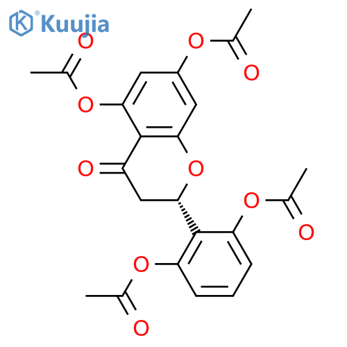 2',5,6',7-Tetraacetoxyflavanone structure