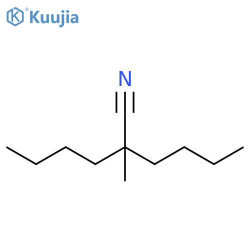 2-n-butyl-2-methylhexanenitrile structure
