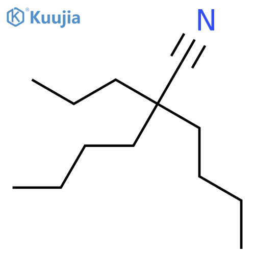 Hexanenitrile, 2-butyl-2-propyl- structure