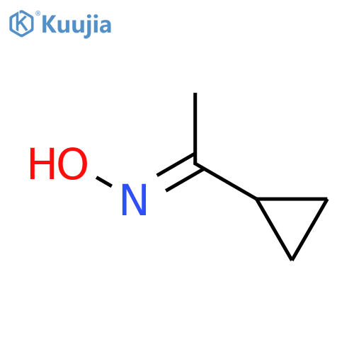 N-(1-cyclopropylethylidene)hydroxylamine structure