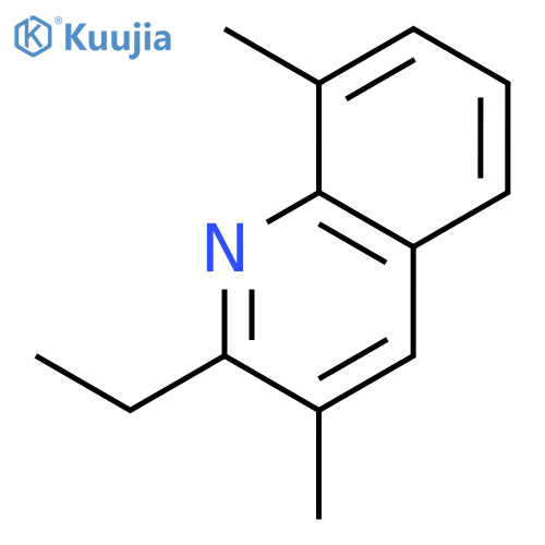 Quinoline, 2-ethyl-3,8-dimethyl- structure