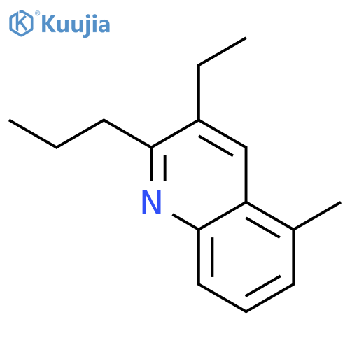 Quinoline, 3-ethyl-5-methyl-2-propyl- structure