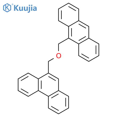 ANTHRACENE, 9-[(9-PHENANTHRENYLMETHOXY)METHYL]- structure