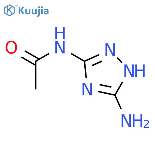 N-(5-Amino-1H-1,2,4-triazol-3-yl)acetamide structure