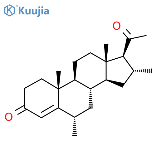 6alpha,16alpha-Dimethylprogesterone structure