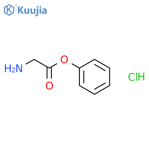 Glycine, phenyl ester, hydrochloride structure
