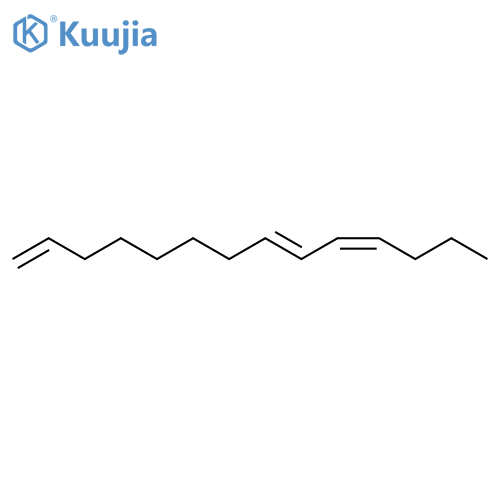 1,8,10-Tetradecatriene, (8E,10Z)- structure