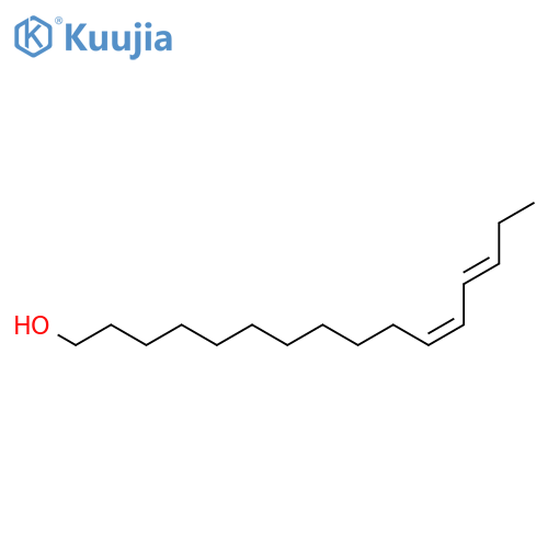 (E,E)-11,13-Hexadecadien-1-ol structure
