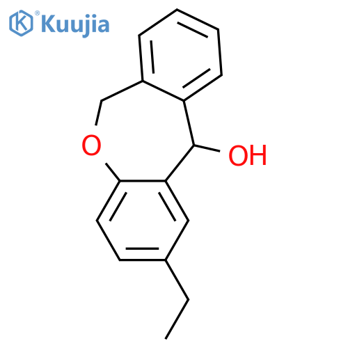Dibenz[b,e]oxepin-11-ol, 2-ethyl-6,11-dihydro- structure