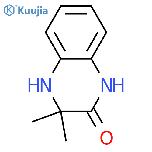 3,3-dimethyl-1,2,3,4-tetrahydroquinoxalin-2-one structure