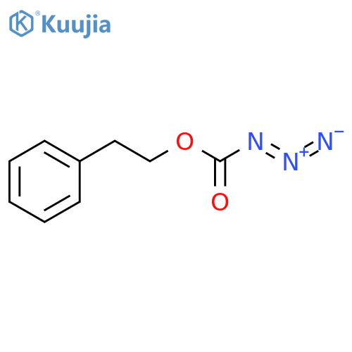 Carbonazidic acid, 2-phenylethyl ester structure