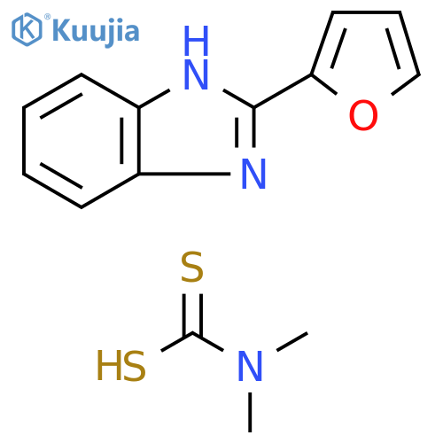 Carbamodithioic acid, dimethyl-, mixt. with 2-(2-furanyl)-1H-benzimidazole (9CI) structure