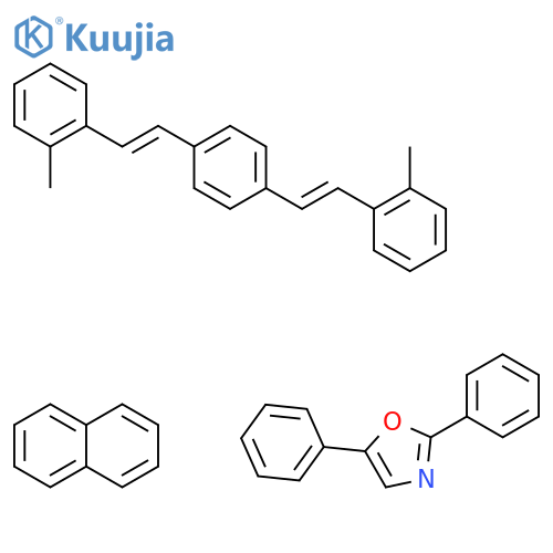 Oxazole, 2,5-diphenyl-, mixt. with 1,4-bis[2-(2-methylphenyl)ethenyl]benzene and naphthalene (9CI) structure