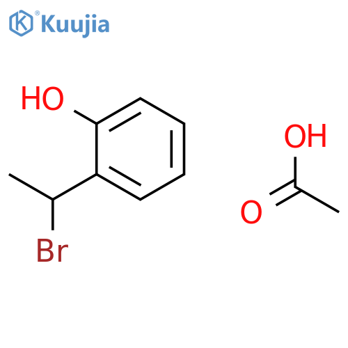 PHENOL, 2-(1-BROMOETHYL)-, ACETATE structure
