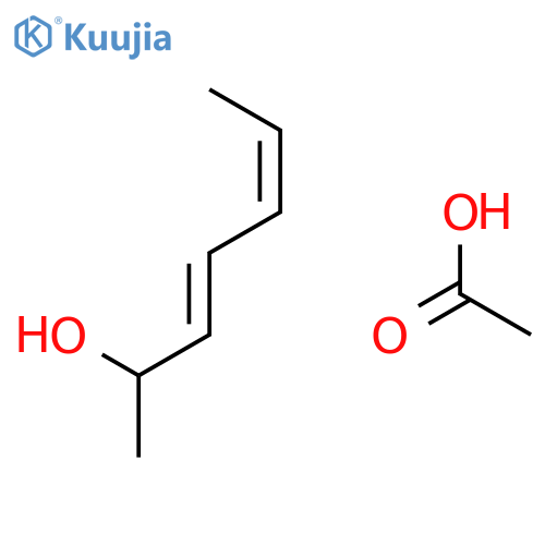 3,5-Heptadien-2-ol, acetate, (E,Z)- structure