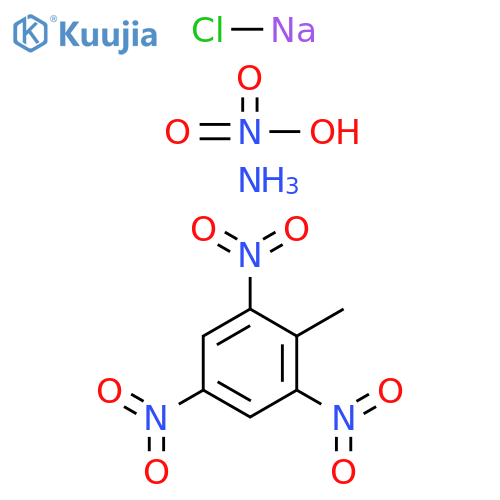 Nitric acid ammonium salt, mixt. with 2-methyl-1,3,5-trinitrobenzene and sodium chloride (NaCl) (9CI) structure